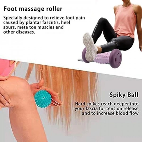 Boule de massage pour fasciite plantaire, rouleau de massage des pieds, relaxation musculaire des bras, des jambes, des tissus p|9,89 €|OKKO MODE