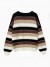 Pull en tricot rayé pour femme, pulls noirs, pulls côtelés, grande taille, automne, hiver, nouveauté | 30,33 $ | OKKO MODE
