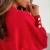 Damenpullover mit V-Ausschnitt und goldenem Knopf, maritimer Stil 2024 | 13,99 € | OKKO MODE