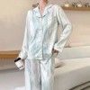 Ensemble de pyjama pour femmes à manches longues et pantalon imprimé réversible|22,49 €|OKKO MODE