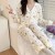 Vêtements de nuit longs 100 coton pour femmes, pyjamas en gaze à imprimé ours | 31,42 $ | OKKO MODE