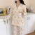 Vêtements de nuit longs 100 coton pour femmes, pyjamas en gaze à imprimé ours | 31,42 $ | OKKO MODE