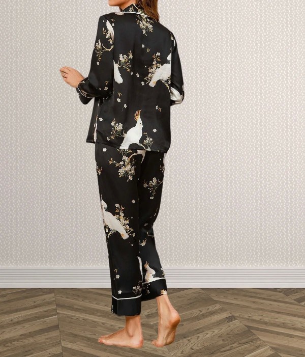 Pyjama imprimé pour femme, manches longues et doux|123,29 €|OKKO MODE