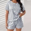 Ensemble pyjama femme t-shirt et short dessin animé doux|10,79 €|OKKO MODE