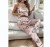 Conjunto de pijama sexy para mulheres, duas peças casual | 8,66 $ | OKKO MODE