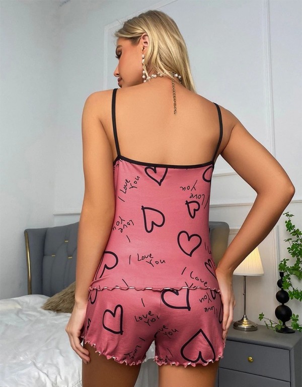 Ensemble Pyjama Sexy Femme 2 pièces Imprimé Floral|6,29 €|OKKO MODE