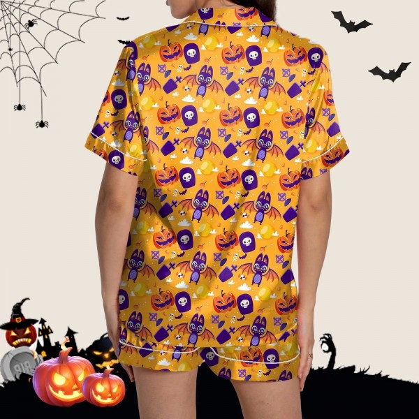 Ensemble de pyjama d'été Halloween pour femme, manches courtes|16,19 €|OKKO MODE