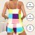 Conjunto de Pijama Corto para Mujer, Estampado a Cuadros Multicolor | 7,57 $ | OKKO MODE