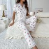 Pyjama à manches courtes pour femmes en patchwork de dentelle.|13,49 €|OKKO MODE