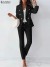 "Ensemble de bureau décontracté pour femme, blazer élégant et chemisier olympique à manches longues" | 24,91 $ | OKKO MODE