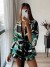 Conjunto Boho verde para mujer: camisa y pantalón a juego | 19,51 $ | OKKO MODE