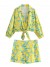 Conjunto estampado de algodão e linho para mulher | 19,50 $ | OKKO MODE