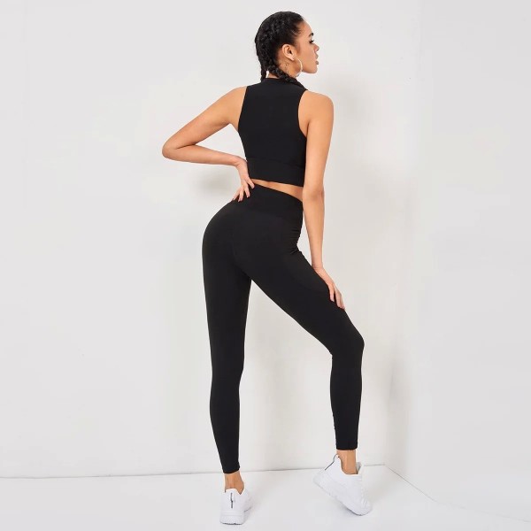 Combinaisons de yoga taille haute pour femmes, vêtements sport amincissants|7,19 €|OKKO MODE