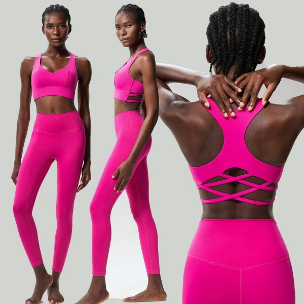 Ensemble de yoga pour femme, vêtements d'entraînement sportif respirants et à séchage rapide|30,07 €|OKKO MODE