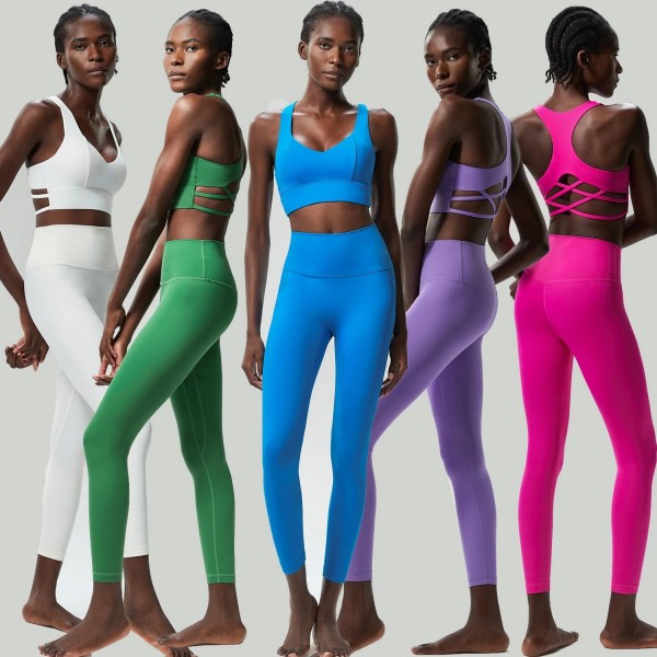 Ensemble de yoga pour femme, vêtements d'entraînement sportif respirants et à séchage rapide|30,07 €|OKKO MODE