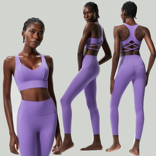 Ensemble de yoga pour femme, vêtements d'entraînement sportif respirants et à séchage rapide|30,07 €|OKKO MODE