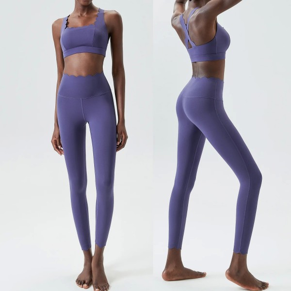 Ensemble deux pièces de fitness et yoga femme moulant respirant|28,89 €|OKKO MODE