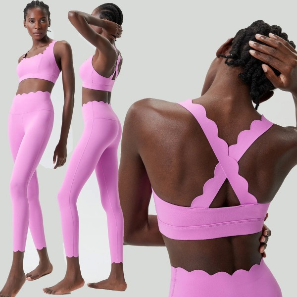 Ensemble deux pièces de fitness et yoga femme moulant respirant|28,89 €|OKKO MODE