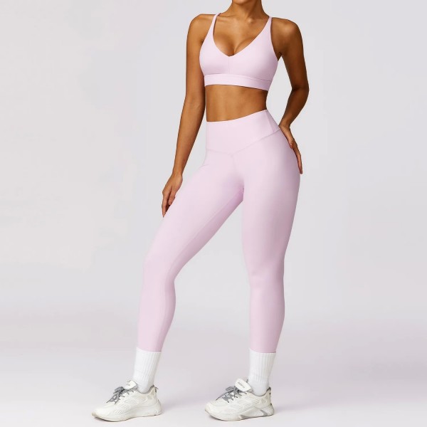 Ensemble de survêtement fitness femme - haut, t-shirt et leggings|23,91 €|OKKO MODE