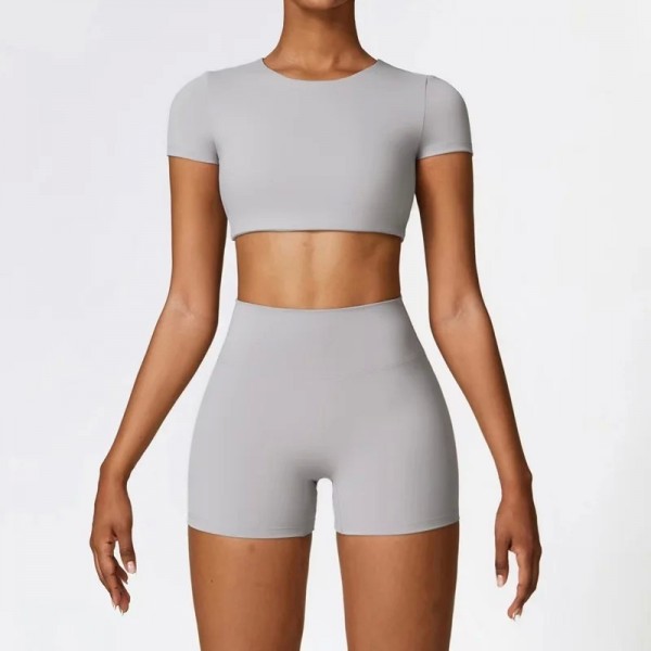 Ensemble de sport à séchage rapide pour femme, tenue fitness taille haute|20,69 €|OKKO MODE