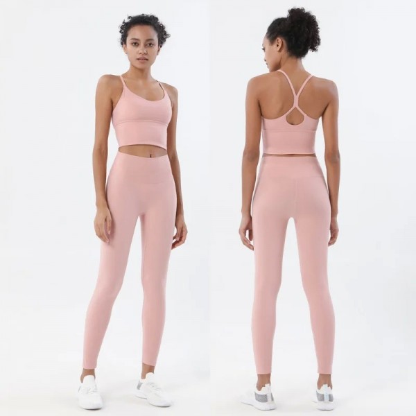 Ensemble deux pièces soutien-gorge et leggings de sport pour femmes|22,07 €|OKKO MODE