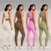 Ensemble de vêtements de yoga pour femmes, leggings taille haute et haut sans couture|18,99 €|OKKO MODE