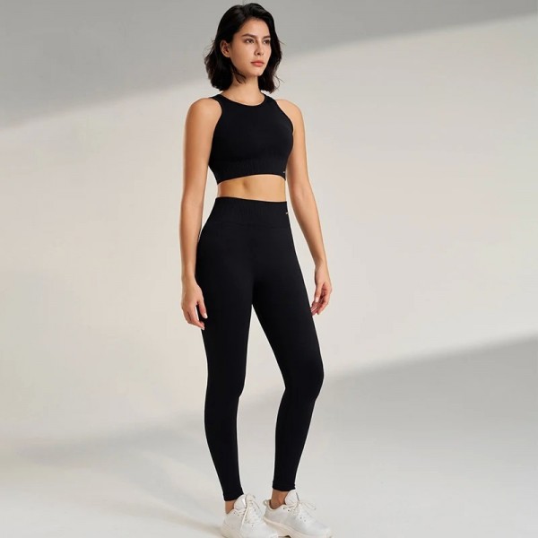 Ensemble de vêtements de yoga pour femmes, leggings taille haute et haut sans couture|18,99 €|OKKO MODE