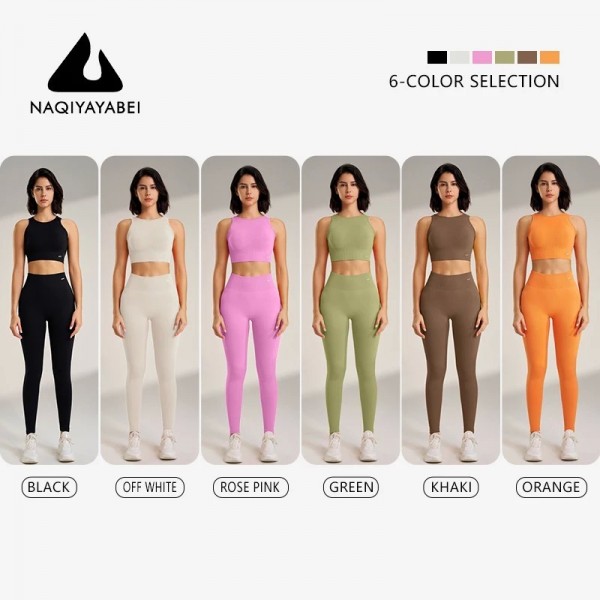 Ensemble de vêtements de yoga pour femmes, leggings taille haute et haut sans couture|18,99 €|OKKO MODE