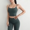 Soutien-gorge de sport à bretelles réglables pour femmes, ensemble coupe en U leggings d'entraînement|16,91 €|OKKO MODE