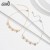 Bracelet de cheville en argent 925 avec perles naturelles pour femme | $16.29 | OKKO MODE