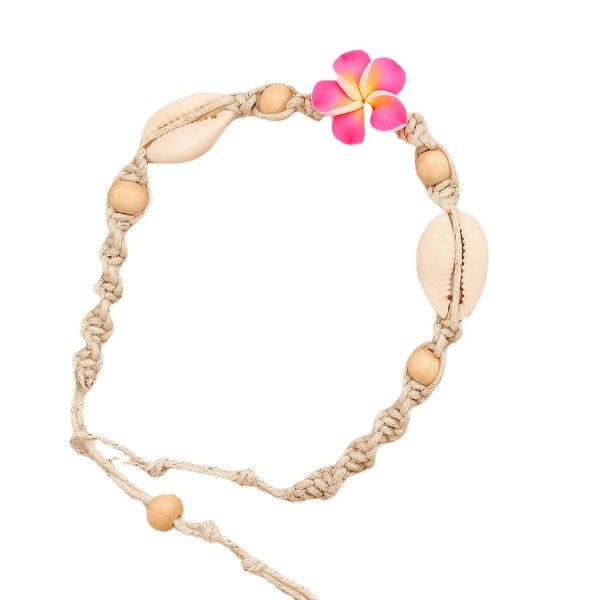 Bracelet de cheville Boohoo en perles de coquillage pour femme, bijoux de cheville, pieds nus, étoile de mer, conque, ananas|1,79 €|OKKO MODE