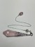 Pendule en cristal rose naturel pour radiesthésie, pendentif en pierre naturelle, pendule en cristal de guérison et d'énergie | 20,58 $ | OKKO MODE