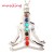 Musiling – pendentif pendule Reiki en métal, amulette de guérison en pierre naturelle, 7 perles de Chakra, breloques de santé, b | €23.99 | OKKO MODE