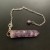 Reiki – pendule de guérison 7 Chakra, pendentif de radiesthésie en cristal naturel, Divination, puces en pierre, chaîne en métal | 8,66 $ | OKKO MODE