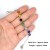 Pendules pour documents en or rose, 20 pièces/lot, équivalent à la griffe ster corrigée, 7 perles de pierre Chakra, cuivre, uniq | 2,73 $ | OKKO MODE