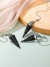 Pendule pointu en cristal d'obsidienne noire, pendentif en résine, 7 chakras, pierre à puce naturelle, adapté à la radiesthésie, | 5,39 $ | OKKO MODE