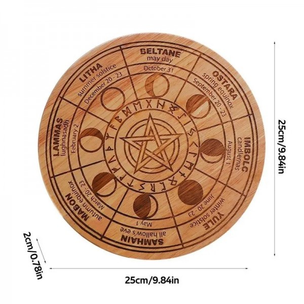 Planche à Pendule Étoile Ronde pour Guidage Spirituel, Fournitures d'Autel, Radiesthésie, Ination Carven|17,09 €|OKKO MODE