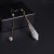 Pendule Reiki en obsidienne or, pierre naturelle, à facettes, pendentifs de radiesthésie, guérison, Chakra, cristal, bijoux, liv | 12,99 € | OKKO MODE