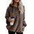 Sweat à Capuche Surdimensionné pour Femme, Vêtement d'Extérieur en Y | 12,99 $ | OKKO MODE