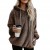 Sweat à Capuche Surdimensionné pour Femme, Vêtement d'Extérieur en Y | 12,99 $ | OKKO MODE