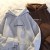 Unisex Hooded Jacket, Autumn American Style Sweatshirt with Alphabet Print on Sleeves | $8.66 | OKKO MODE