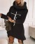 Sweat-Shirt à Manches Sulfet Col Haut pour Femme, Mini Robe Décontractée avec Poches | 37,92 $ | OKKO MODE
