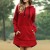Vestido com capuz feminino, moletom com bolso grande e estampa pop coreana. | 2,04 € | OKKO MODE