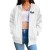 Sweat-Shirt Feminino com Zíper e Capuz, Cardigan Estampado | 2,25 $ | OKKO MODE