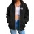 Sweat-Shirt Feminino com Zíper e Capuz, Cardigan Estampado | 2,25 $ | OKKO MODE