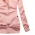 Sweatshirt feminino longo com capuz em rosa e azul, quente e com zíper | 11,91 $ | OKKO MODE