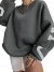 Girls' Letter Print Long Sleeve Sweater | $5.41 | OKKO MODE