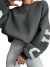 Girls' Letter Print Long Sleeve Sweater | $5.41 | OKKO MODE
