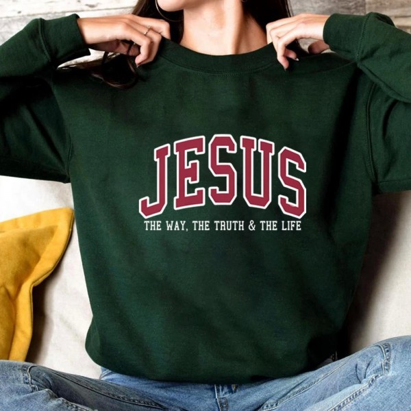 Sweat-shirt chrétien à capuche col rond, amour comme Jésus|7,99 €|OKKO MODE