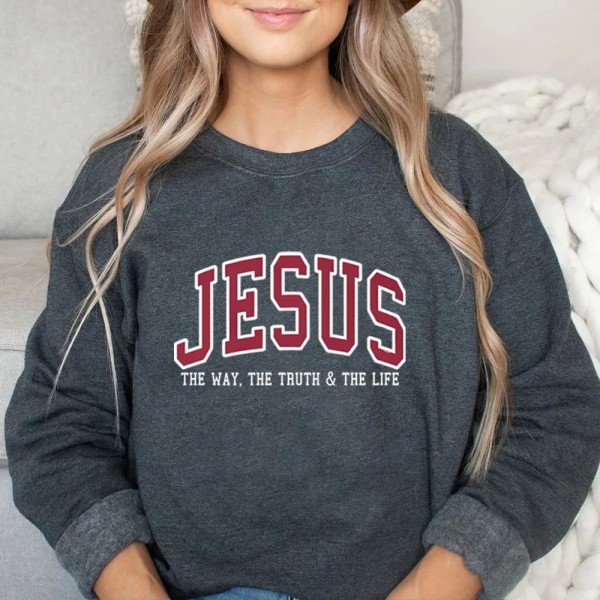 Sweat-shirt chrétien à capuche col rond, amour comme Jésus|7,99 €|OKKO MODE